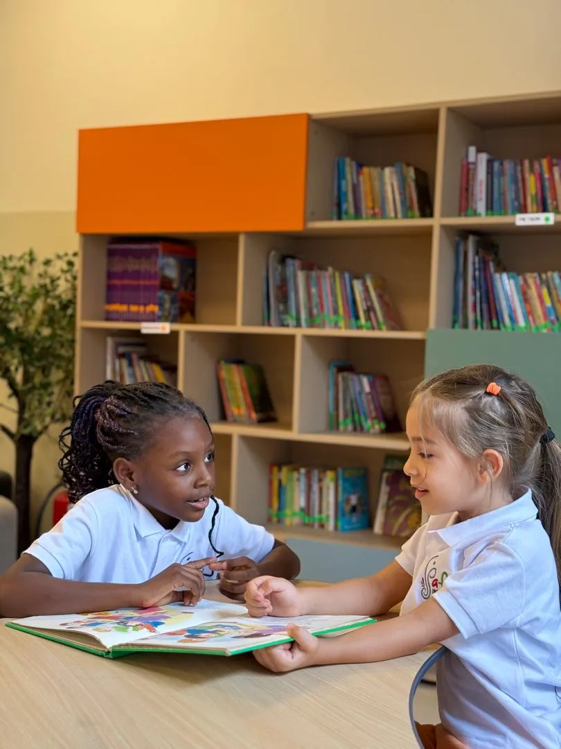 Confident children presenting at Safari International School