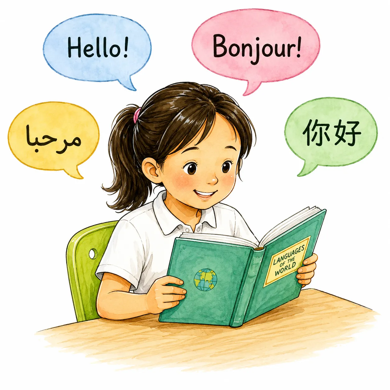 Four languages taught